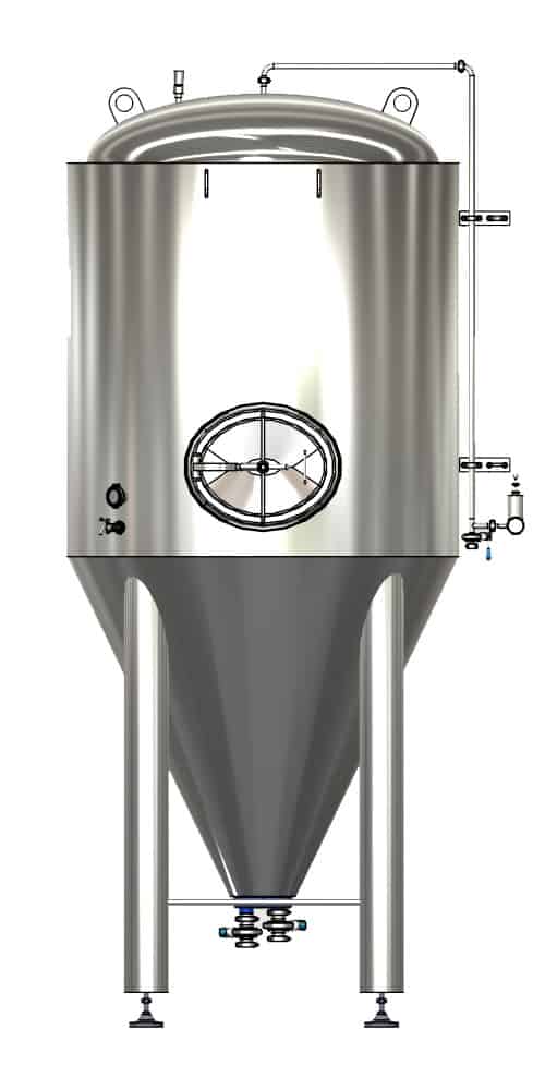 CCTM-750A1 Modular cylindrically-conical fermentation tank, 3.0 bar, 750/852 L CCTM A1 001 1000x500 - CCTM-750A1 Modular cylindrically-conical fermentation tank, 3.0 bar, 750/852 L - a1, a1sets