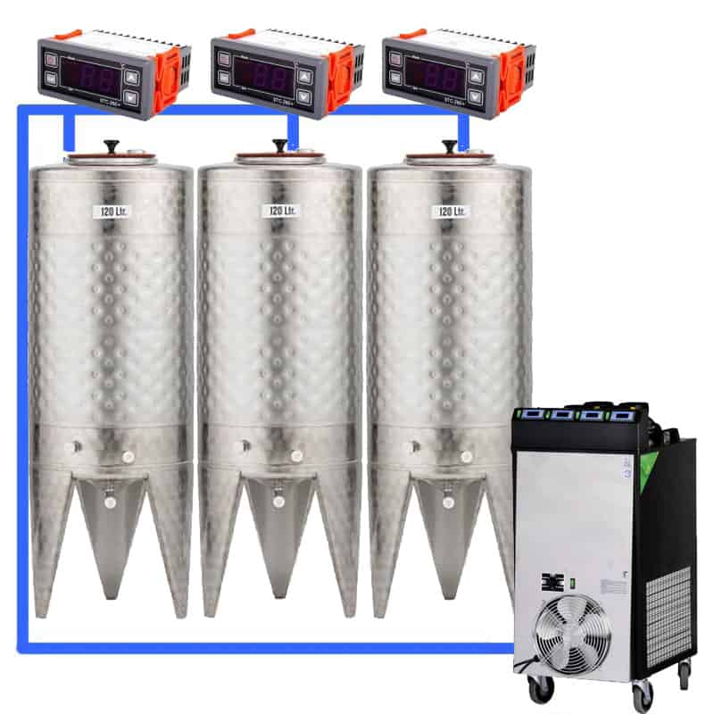 Microbrewery BREWMASTER BSB-52-F60SNP CFS 1ZS Complete beer fermentation sets simplified CLC SNP100H 3T - Microbrewery BREWMASTER BSB-52-F60SNP - bsb-052-0100l, mcb-0-100
