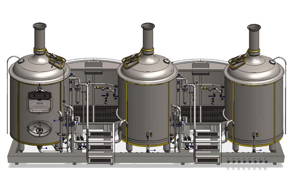 MODULO CLASSIC 3T-500 : Wort brew machine - the special brewhouse Modulo CL3N 500 big 02 - MODULO CLASSIC 3T-500 : Wort brew machine - the special brewhouse - bwm-bhm, bhm