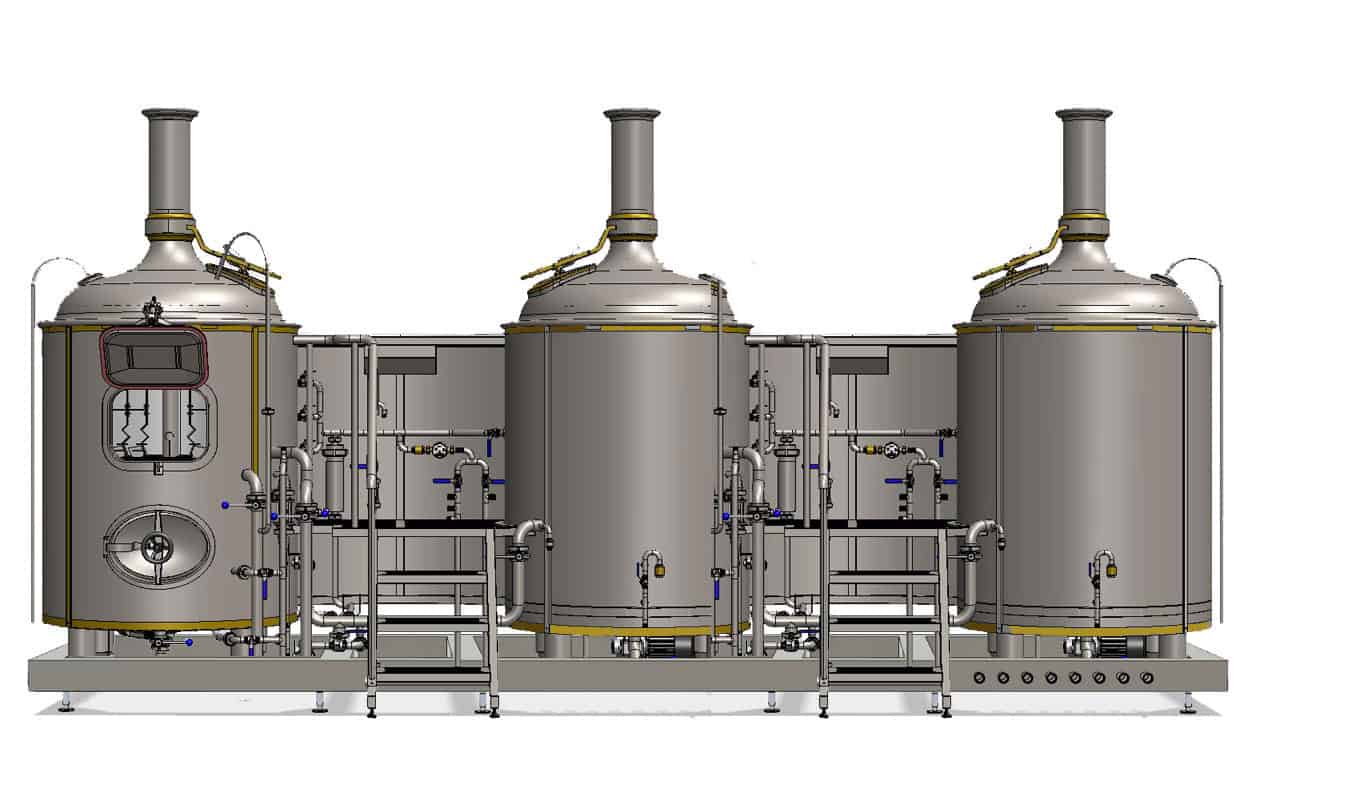 MODULO CLASSIC 3T-500 : Wort brew machine - the special brewhouse Modulo CL3N 500 big - MODULO CLASSIC 3T-500 : Wort brew machine - the special brewhouse - bwm-bhm, bhm