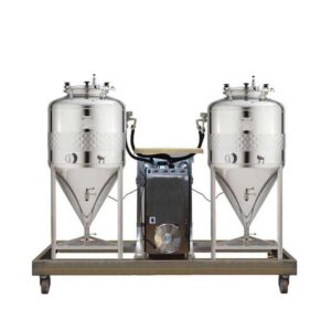 FUIC-SHP1C-2x100CCT: Kompaktní fermentační jednotka 2×100/120 litrů 2.5bar