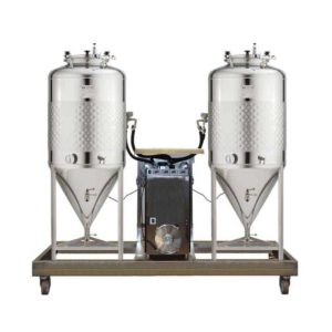 FUIC-SHP1C-2x500CCT: Kompaktní fermentační jednotka 2×500/625 litrů 2.5bar