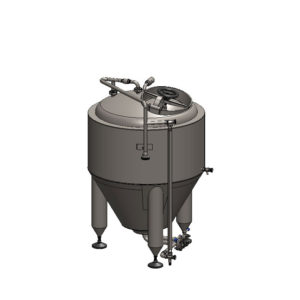 CCT-150C : Válcovo-kónický fermentační tank CLASSIC, 0.5-3.0 bar, izolovaný, 150/180L