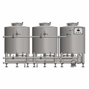CIP-503: Reinigings- en ontsmettingsstation 3 × 500 liter