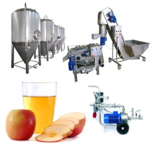 Cider productielijnen
