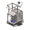 KCM-10D : Machine for the manual rinsing and filling of stainless steel kegs 7-10 kegs/hour (with double tank for chemical solutions)