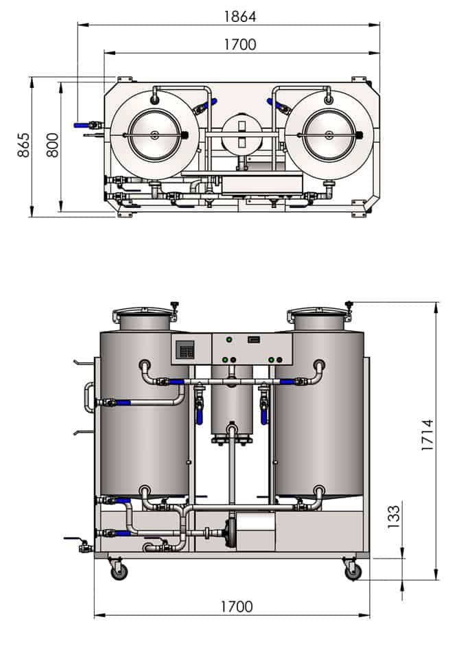 CIP-202 Dimensions