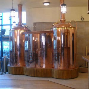 Brewery BREWORX CLASSIC BSB-302-600L with the copper wort brew machine