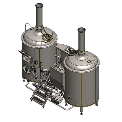 Brewhouse wort machine for the BREWORX CLASSIC 1000 breweries