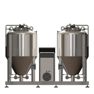 FUIC-CHP1C-2x100CCT : Compact fermentation unit 2×100/122 liters, 0.5/1.5/3.0bar