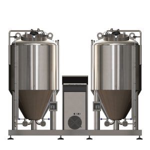 FUIC-CHP1C-2x250CCT : Compact fermentation unit 2×250/300 liters, 0.5/1.5/3.0bar
