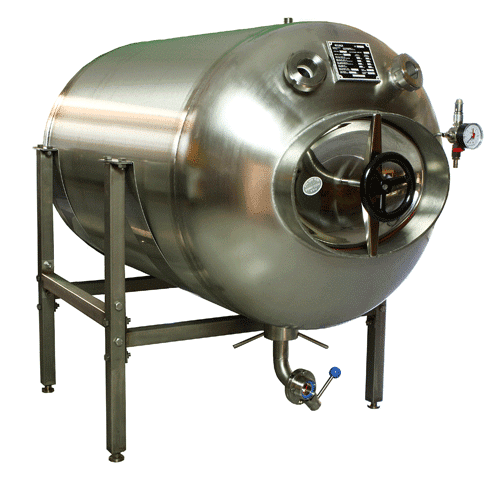 円筒形圧力タンク、発酵槽 - 水平、断熱 150/164L