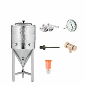 CCT-SNP-100DE Cylindrically-conical fermentation tank 100/120 liters, non-pressure