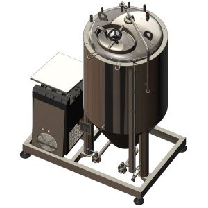 FUIC-CHP1C-1x300CCT : Compact fermentation unit 1×300/353 liters, 0.5/1.5/3.0bar