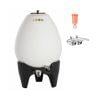 PFE-60ET  : Plastic egg : fully equipped fermentor 50/60 liters