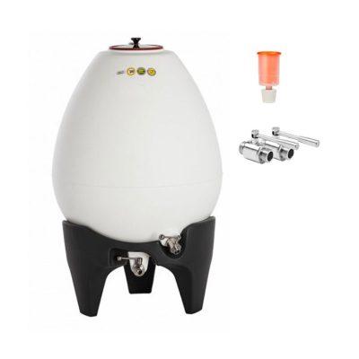 PFE-250ET Plastic fermentation egg 200/250 liters : fully equipped fermentor