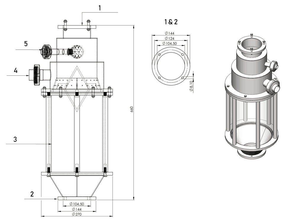 Malt scrap humidifier for the Breworx brewhouses