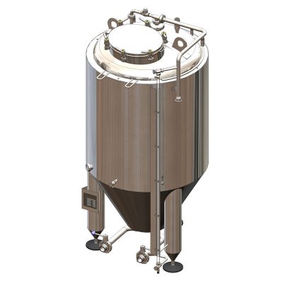 CCT-250C : Cylindroconical fermentation tank CLASSIC, 0.5-3.0 bar, insulated, 250/300L