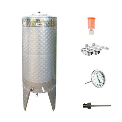 CFT-SNP-200H Cylindrical fermentation tank 200/240 liters, non-pressure