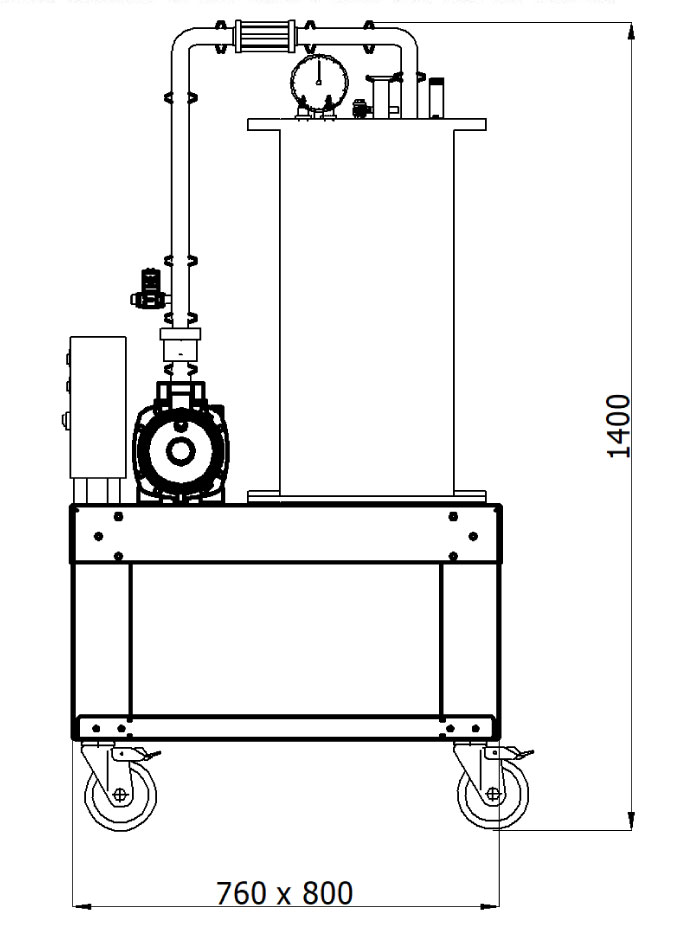 FBC-1000R Flow-through beverage carboniser 1000L/hr FBC 1000R Flow through beverage carboniser dimensions - FBC-1000R Flow-through beverage carboniser 1000L/hr - csc, oce, oxe, coe
