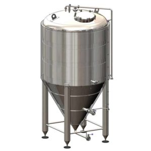 CCT-1200CR : Cylindroconical fermentation tank CRAFT, 0.5-3.0 bar, insulated, 1200/1660L
