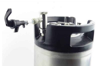Beverage tap set for FKRV stainless steel kegs