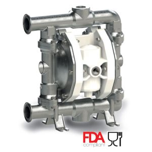 PDP-JP810-120 : Pneumatic stainless steel diaphragm pump 4.8-7.2 m3/hr