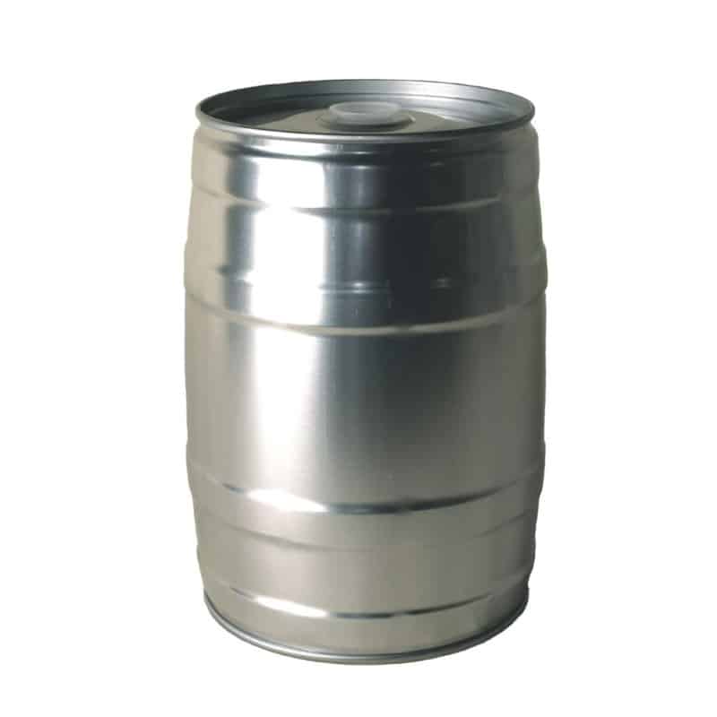 TMCRAFT Sistema di kit di fusti per uso domestico pressurizzato in acciaio inossidabile per mantenere la freschezza e la carbonatazione della birra nero opaco Mini Keg Growler da 4 litri 