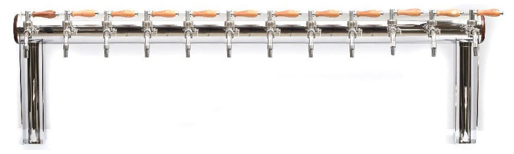 BDT-GT12N : Beverage dispense tower “Beer Gate” with 12pcs of the Nostalgia beverage taps