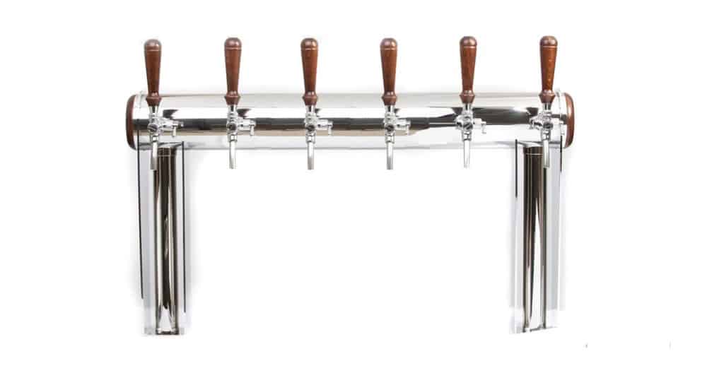 BDT-GT6A : Beverage dispense tower “Beer Gate” with 6pcs of the Aurora beverage taps