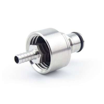 CDT-SMUC : Stainless steel multi-use cap : The carbonation/sanitation/filling cap with PET – BALL LOCK adapter (for PET bottle, Fermzilla, Kegerator) – KL00826