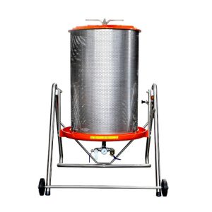 HAP-180SP : Water fruit press 180 litres (with the stainless steel press basket and the manometer)