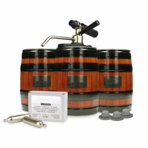 KEG-5LA-PSK : Mini keg starter-kit with the Party Star Deluxe CO2 dispenser