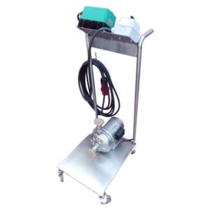 MP-90SC : Mobile pump 900W with speed control, Stainless steel MP-90SC : Mobile pump 900W with speed control, Stainless steel