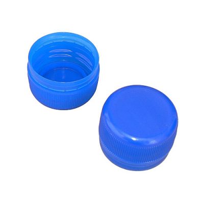 PET bottle screw caps - blue