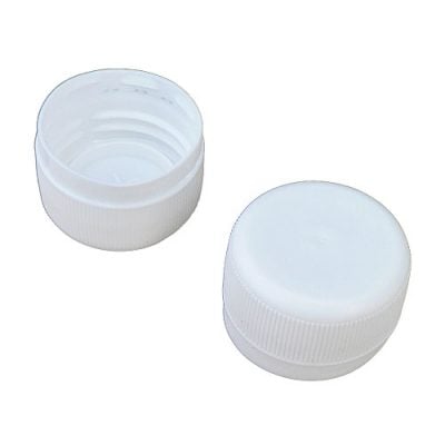 PET bottle screw caps - white