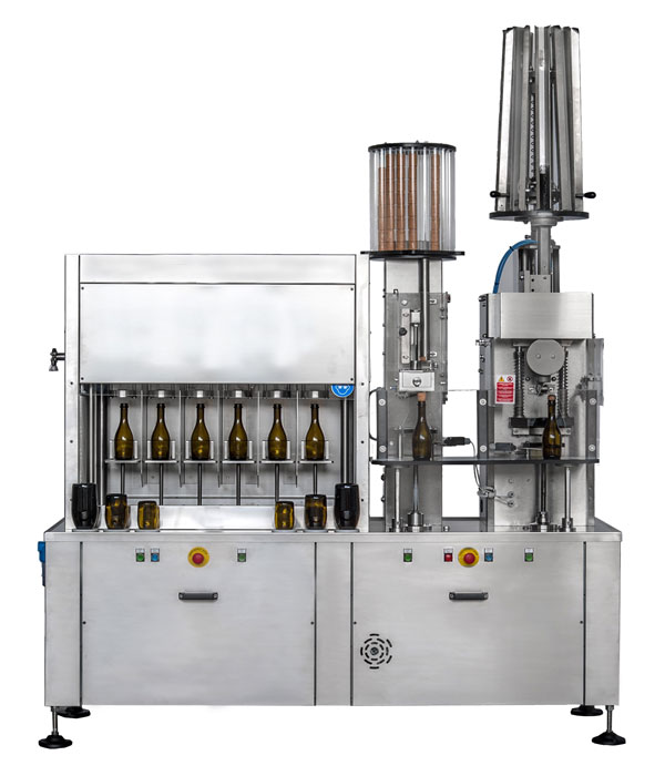 CBFSA-MB6611 Compact semi-automatic filling machine for Champagne-bottles CBFSA-MB6611 Compact semi-automatic filling machine for Champagne-bottles
