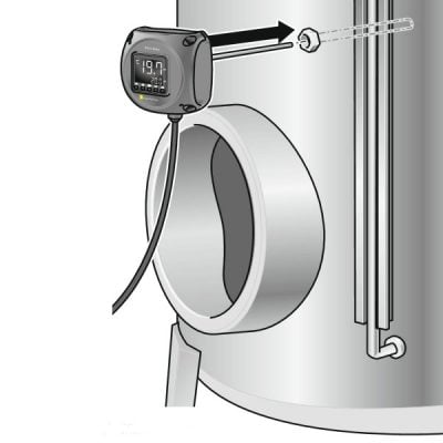 NanoTank Temperature Controller on the tank