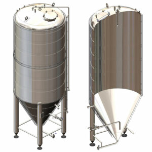 CCT-6000CR : Cylindroconical fermentation tank CRAFT, 0.5-3.0 bar, insulated, 6000/8250L