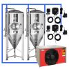 CFSCT1-2xCCT2000SHP3 : Complete fermentation set with 2xCCT-SHP3 2400 liters