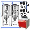 CFSCT1-2xCCT3000SHP3 : Complete fermentation set with 2xCCT-SHP3 3300 liters