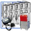 CFSCT1-5xCCT1000SHP3ATC : Complete fermentation set with 5xCCT-SHP3 1200 liters and automatic temperature control