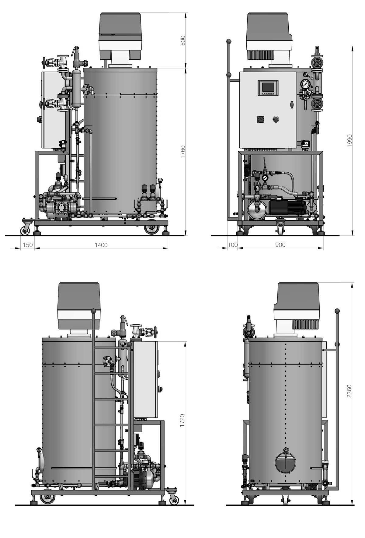 GWP-500 dimensions GWP-500 dimensions