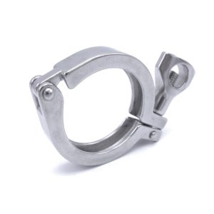 TCCL-DN50: Clemă pentru sarcini mari (max. 10 bar) pentru sistemul de conectare TriClamp DIN 32676 | țeavă DN50 (2″) | Flanșă (diametrul clemei) diametru exterior = 64 mm