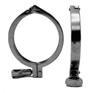 TCCL-DN100: Abraçadeira reforçada (máx. 8 bar) para sistema de conexão TriClamp DIN 32676 | tubo DN100 (4″) | Flange (diâmetro da braçadeira) DE = 119 mm