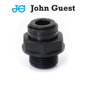 JGA-G14M-H060 : John Guest quick coupler/adapter : BSPP 1/4″ male thread | hose (flexi pipe) D=6.0mm (1/4″), PM010612E