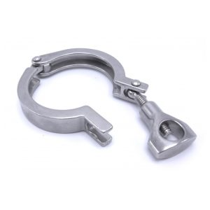TCCL-DN25: Abrazadera de alta resistencia (máx. 10 bar) para sistema de conexión TriClamp DIN 32676 | Tubo DN25 (1″) | Brida (diámetro de la abrazadera) OD=50.5mm