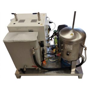 MXSG-12CSF : Elektrický vyvíječ páry GHIDINI MAXI-24 6-12kW / 8-18kg/hod | tlak od 4.5 do 7.0 bar | Kompletní systém na rámu