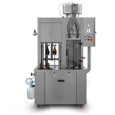 BFSA-MB222 : Monoblock 2-2-2 / Semi-automatic rinsing, filling and capping machine for bottles (up to 200 bph)