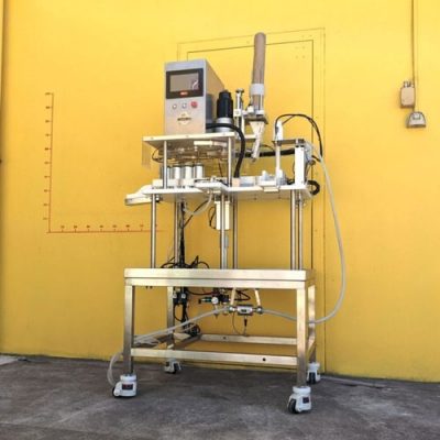 CANNULAR FULLY AUTO - Compact automatic can filling machine